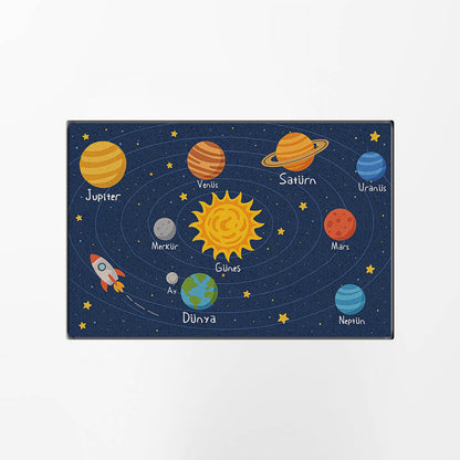 Gezegenler Çocuk Halısı