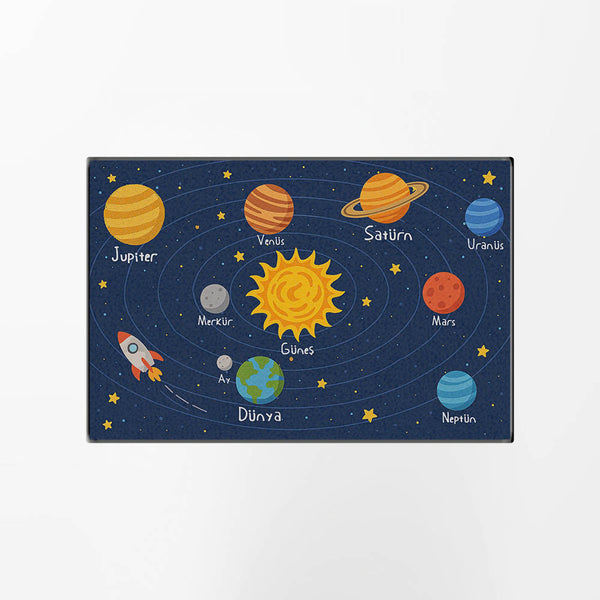 Gezegenler Çocuk Halısı